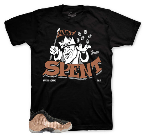 Foamposite Copper Money Well Spent Shirt