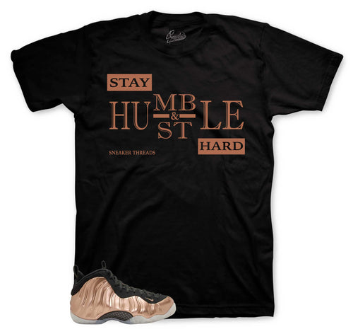 Foamposite Copper Stay Humble Shirt