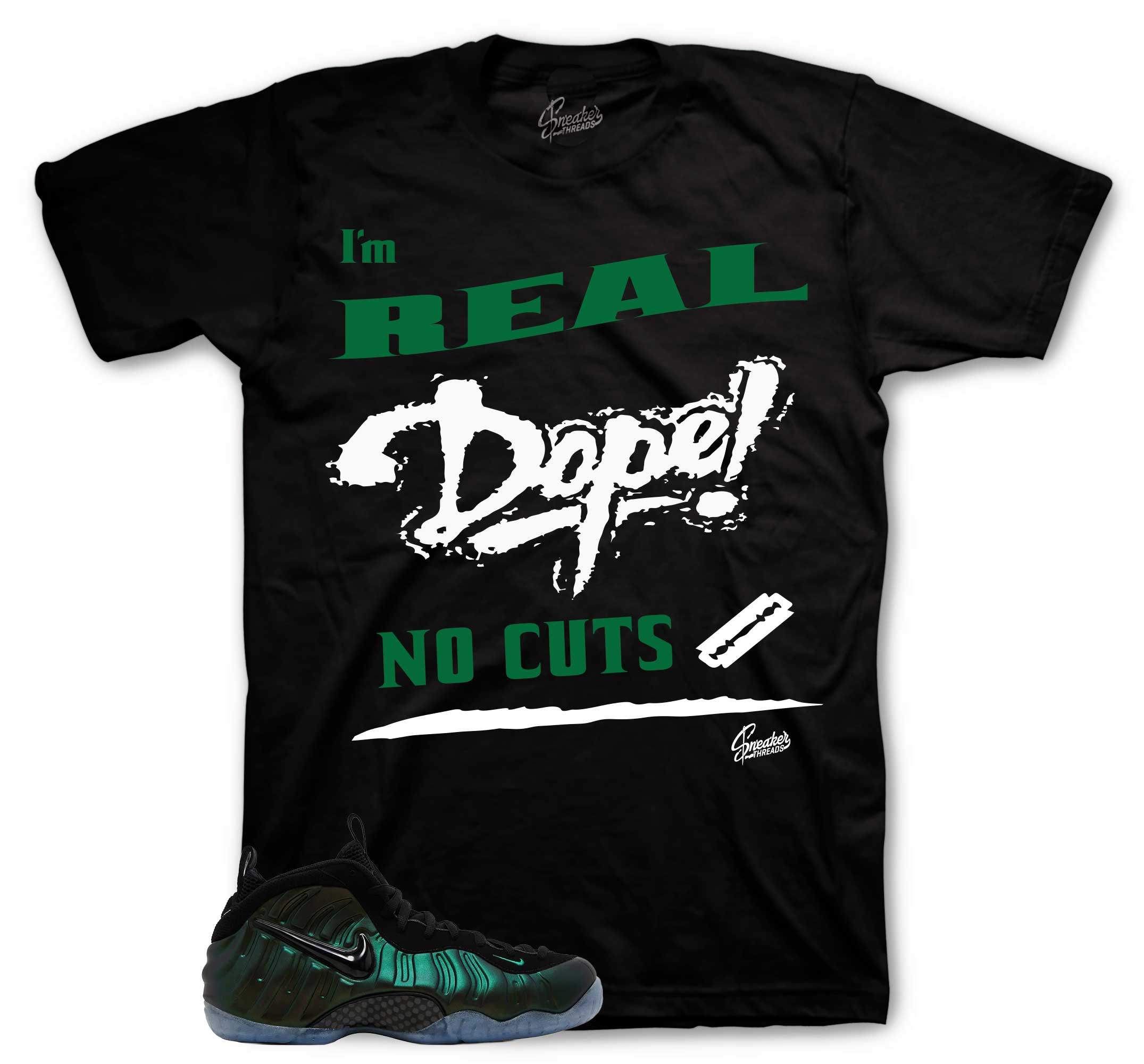 lime green foamposites shirts