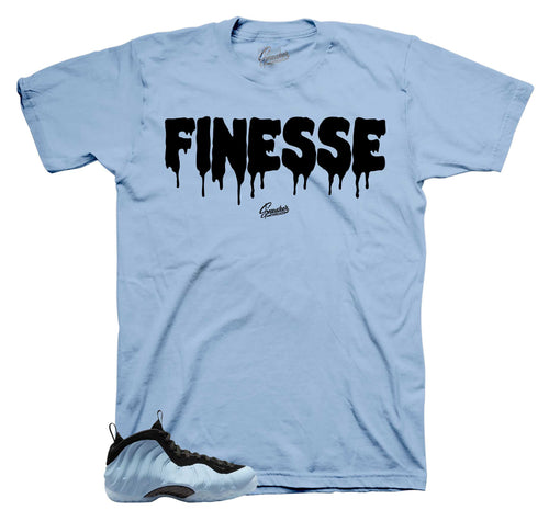 Foamposite Psychic Blue Finesse Shirt