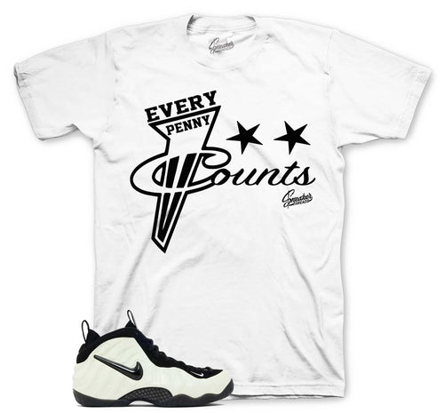 Every Penny Graphic T-Shirt | Foamposite Glow In Dark Summit White