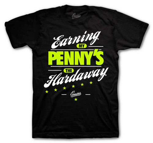Foamposite Volt Earning Pennys Shirt