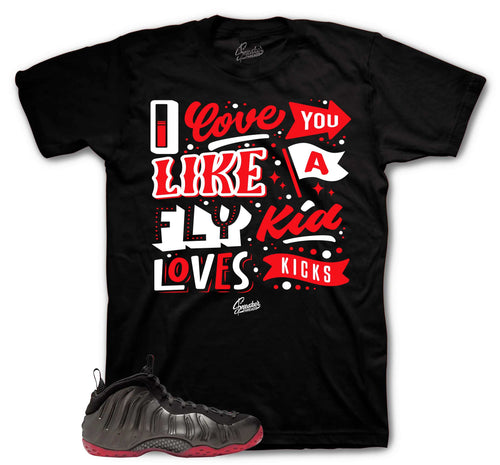 Foamposite Cough Drop Love kicks Shirt
