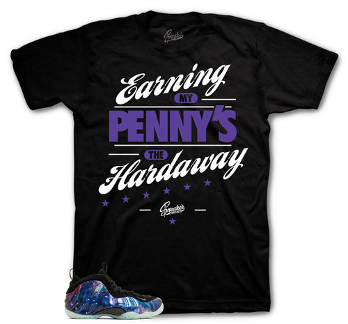 Foamposite Galaxy Earning Pennies Shirt