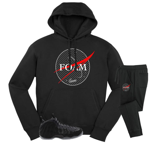 Foamposite Carbon Fiber Crest Hoodie Jogger Set