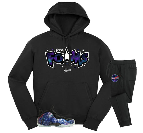 Foamposite Galaxy Fresh Foams Hoodie Jogger Set