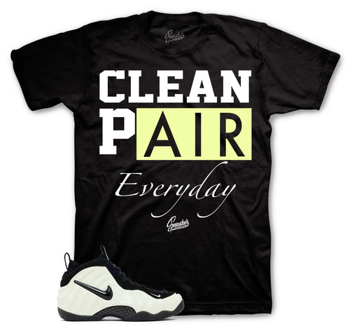 Clean Pair Graphic T-Shirt | Foamposite Glow In Dark Summit White