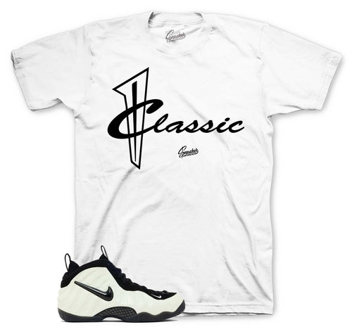 Classic Graphic T-Shirt | Foamposite Glow In Dark Summit White