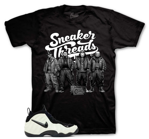 Killa Squad Graphic T-Shirt | Foamposite Glow In Dark Summit White
