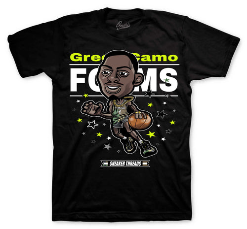 Toon Graphic T-Shirt | Foamposite Green Camo