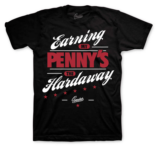 Foamposite Pro Gym Red Earning Pennys Shirt