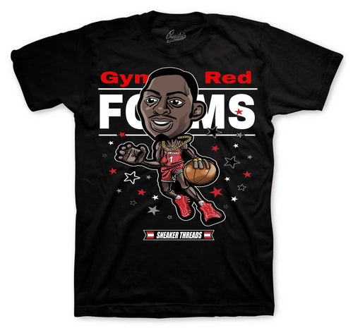 Foamposite Pro Gym Red Toon Shirt