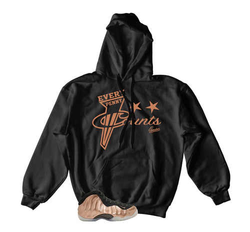 Foamposite Copper Every Penny Hoody