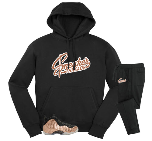 Foamposite Copper Sneaker Threads Hoodie Jogger Set