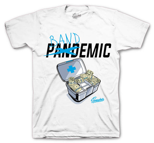 Foamposite Pro University Blue Bandemic Shirt