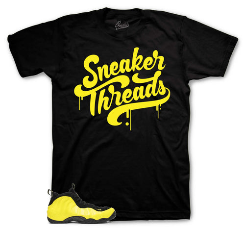 Foamposite Optic Yellow ST Drip Shirt
