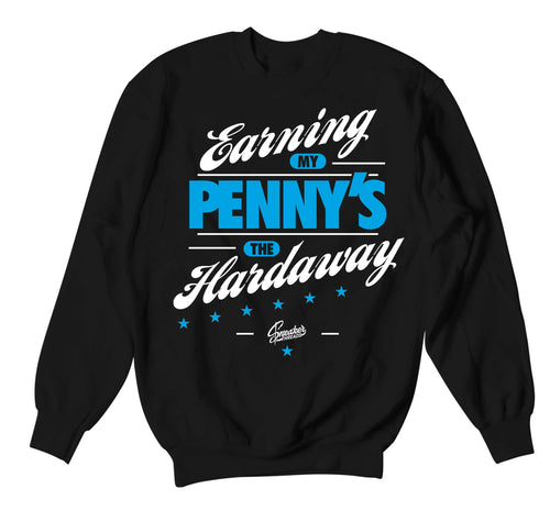 Foamposite Pro University Blue Earning Pennys Sweater