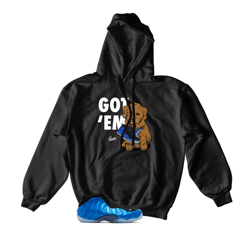 Foamposite Royal Got Em Hoody