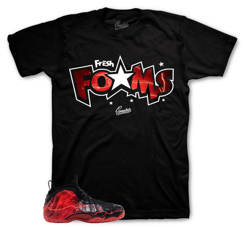 Foamposite Bright Crimson Foams Shirt