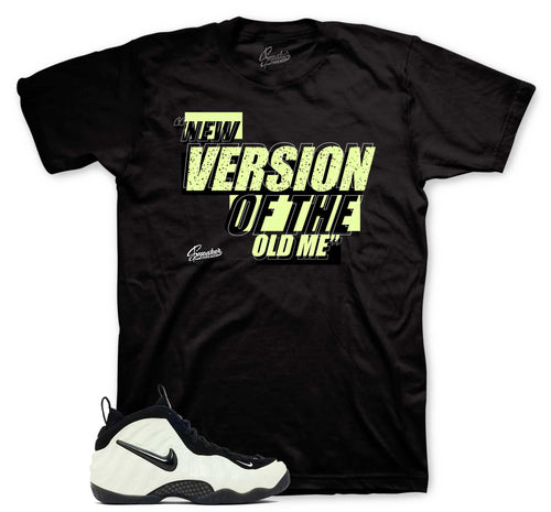 New Version Graphic T-Shirt | Foamposite Glow In Dark Summit White