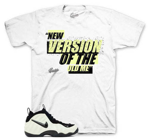 New Version Graphic T-Shirt | Foamposite Glow In Dark Summit White