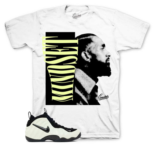 Mindset Graphic T-Shirt | Foamposite Glow In Dark Summit White