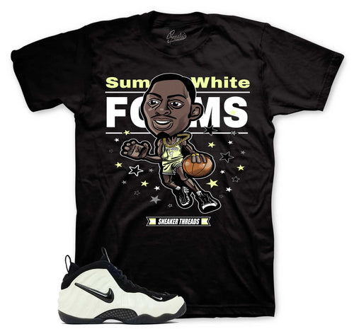 Toon Graphic T-Shirt | Foamposite Glow In Dark Summit White