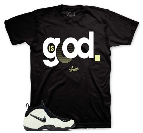 God is Good Graphic T-Shirt | Foamposite Glow In Dark Summit White
