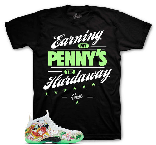 Foamposite Tinajin Earning Pennys Shirt