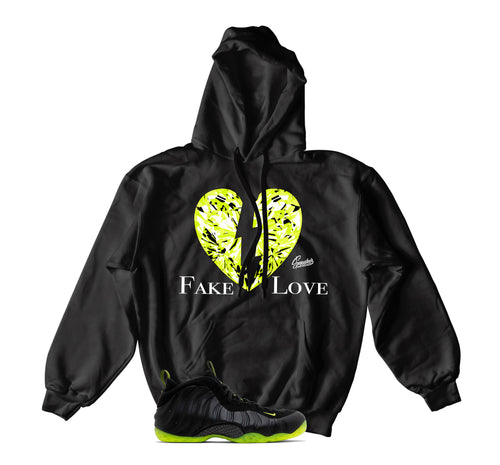 Foamposite Volt Fake Love Hoody