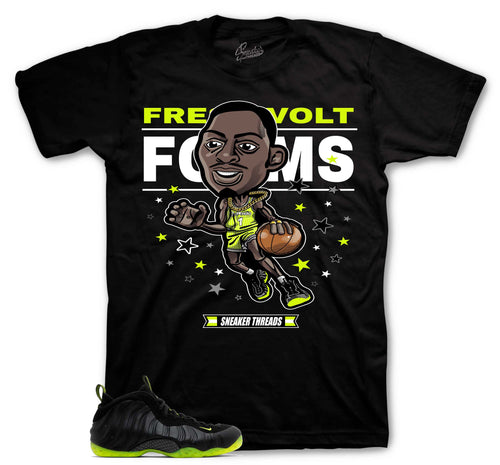 Foamposite Volt Toon Shirt