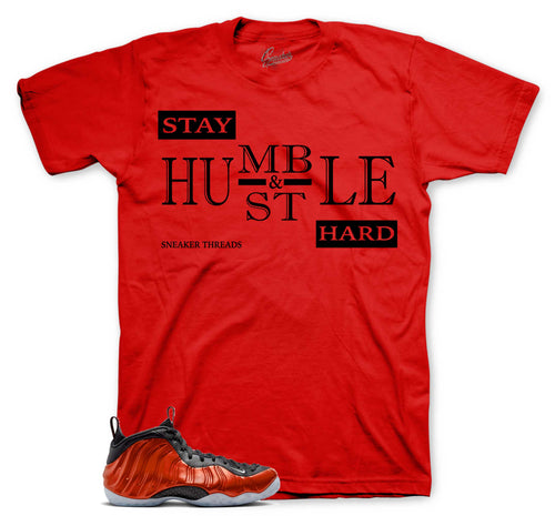 Foamposite Metallic Red Humble Shirt