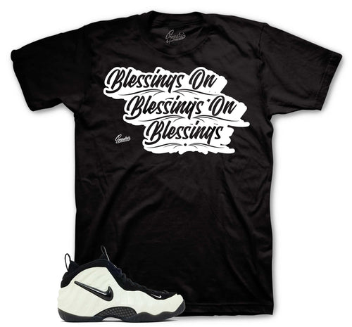 Blessings Graphic T-Shirt | Foamposite Glow In Dark Summit White