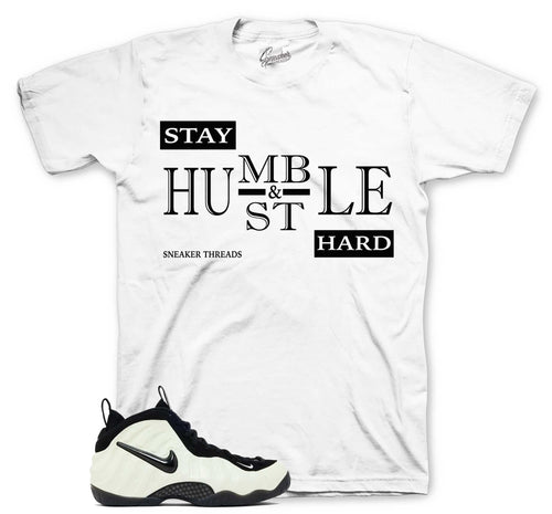 Stay Humble Graphic T-Shirt | Foamposite Glow In Dark Summit White