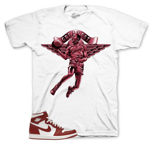 Retro 1 Artisanal Red Greatest Shirt