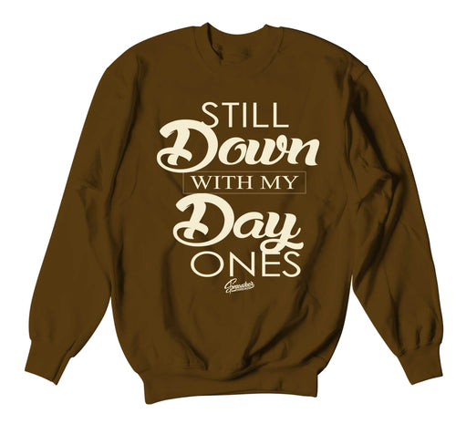 Retro 1 Baroque Brown Sail Day Ones Sweater