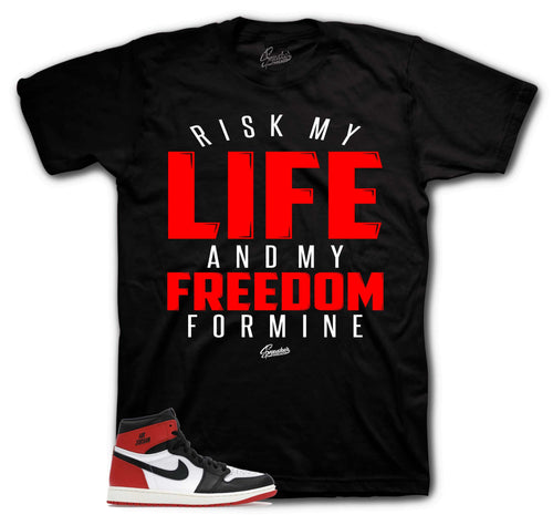 Retro 1 Black Toe My Life Shirt