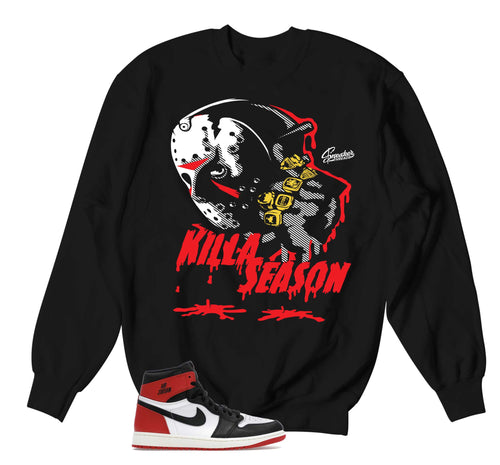 Retro 1 Black Toe Killa Season Sweater