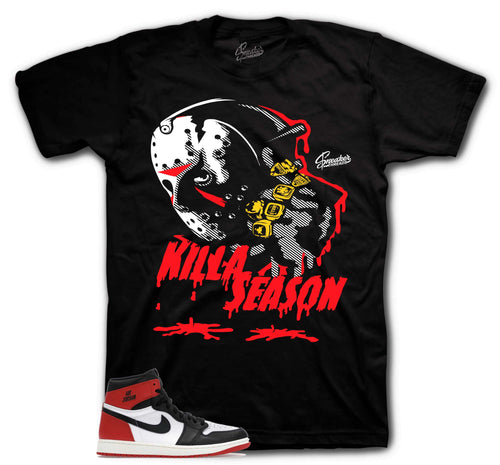 Retro 1 Black Toe Killa Season Shirt