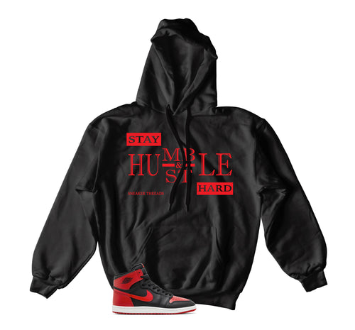Retro 1 Bred Stay Humble Hoody