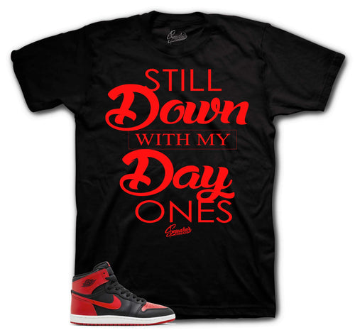 Retro 1 Bred Day Ones Shirt