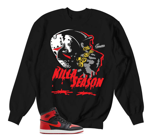 Retro 1 Bred Kills Season Sweater