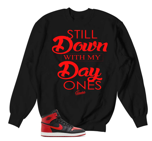 Retro 1 Bred Day Ones Sweater