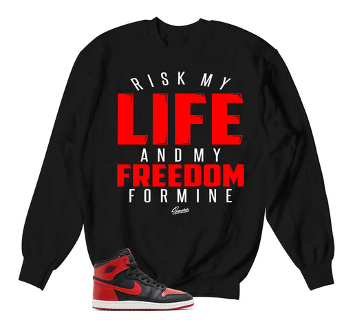 Retro 1 Bred My Life Sweater