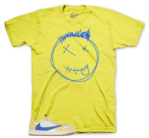 Retro 1 Canary Yellow Smiley Shirt