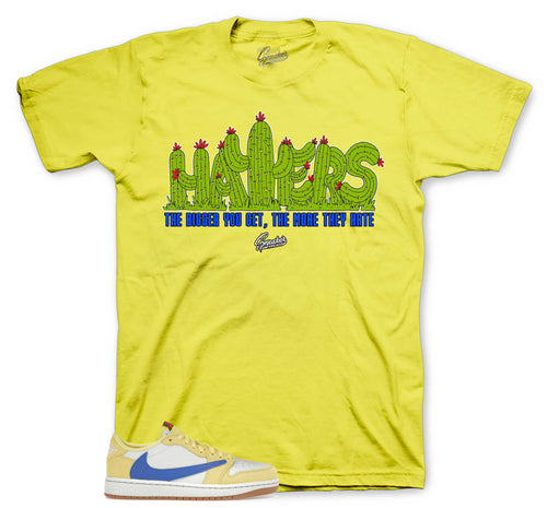 Retro 1 Canary Yellow Haters Shirt