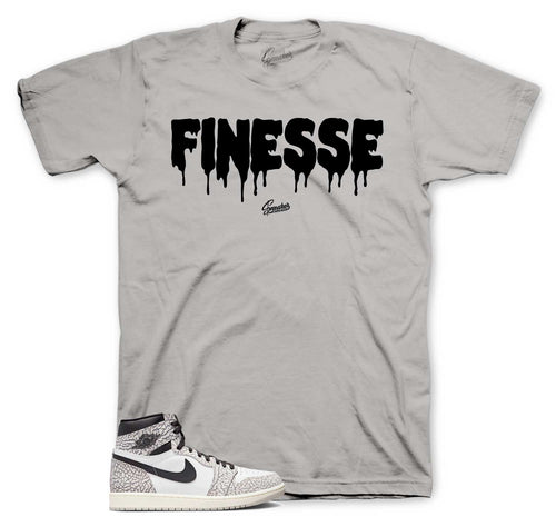 Retro 1 Elephant Print Finesse Shirt