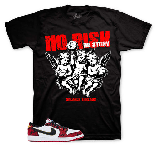 No Risk Graphic T-Shirt | Matches Jordan 1 Garden