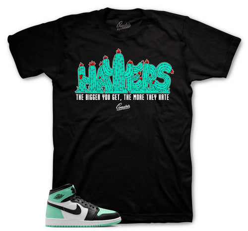 Retro 1 Green Glow Haters Shirt