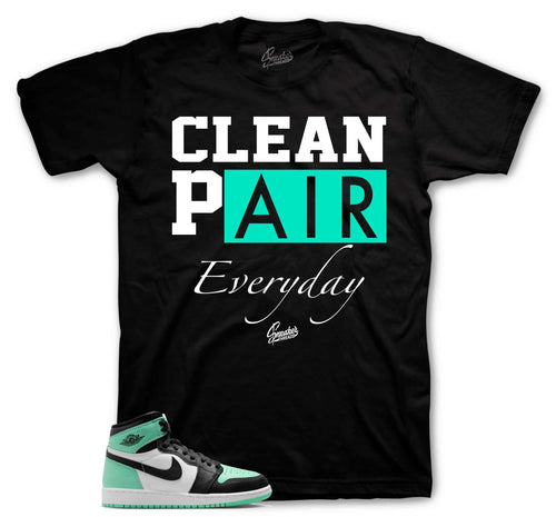Retro 1 Green Glow Clean Pair Shirt